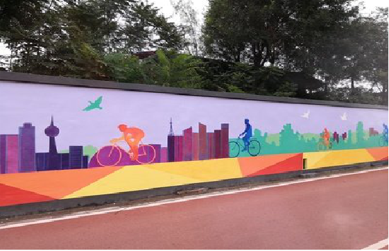 德清墙体彩绘-围墙