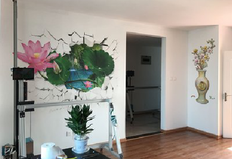 德清墙体彩绘相比墙纸的优势。