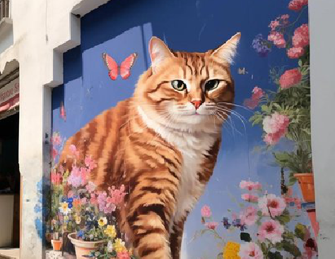 德清自己绘制有个性的手绘墙