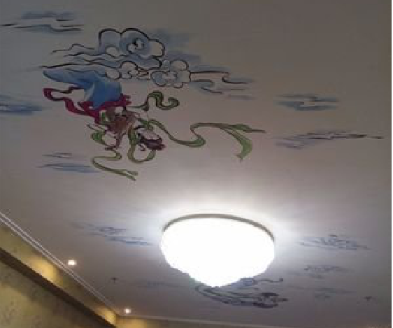 德清如何快速绘制天花板上的手绘墙?