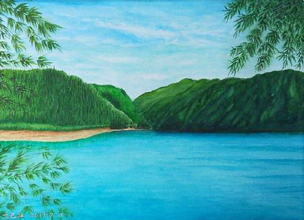 德清在墙绘中,如何绘画绿水青山?