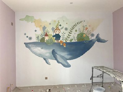 德清手绘墙的特点及优势。