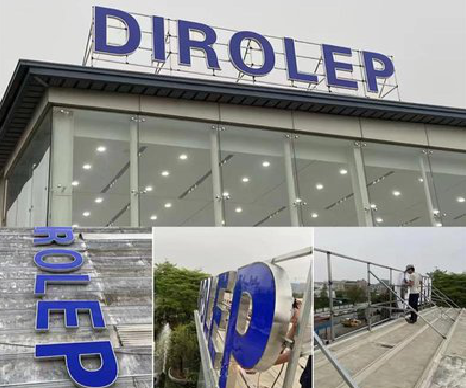 德清楼顶发光字安装的注意事项。